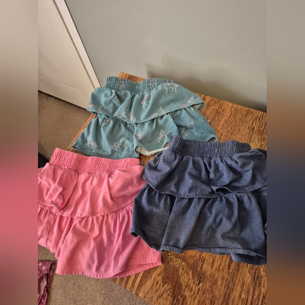 Garanimals Kids Skorts in Pink, Blue, and Teal
